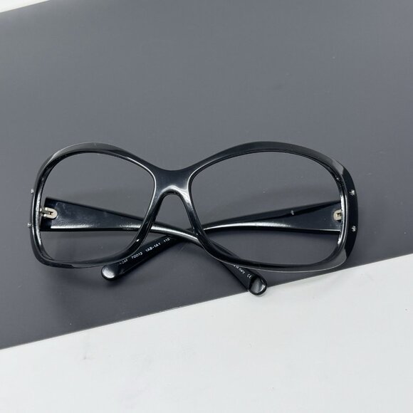 Prada Black Big Sunglasses Frame SPR 04F  1AB-1A1 Oversized 70mm  , 70 []13 - Picture 8 of 9